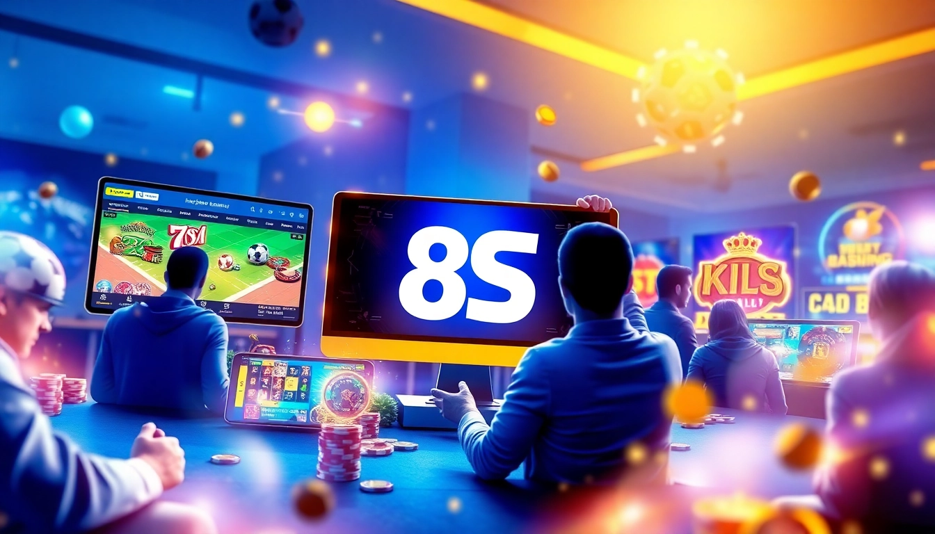 8S offers a thrilling online gaming environment, showcasing sports betting, casino games, and user-friendly interfaces.