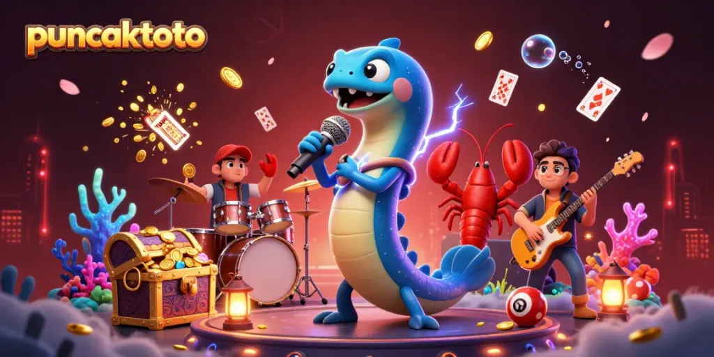Menangkan angka keberuntungan togel dengan puncaktoto dalam ilustrasi kasino bawah laut yang dinamis.