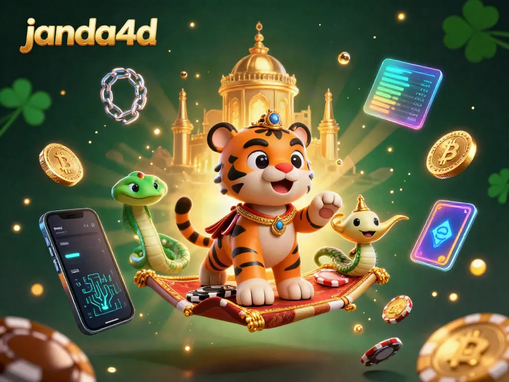 Gali keseruan bermain janda4d dengan sultan kartun yang terbang di atas karpet poker.