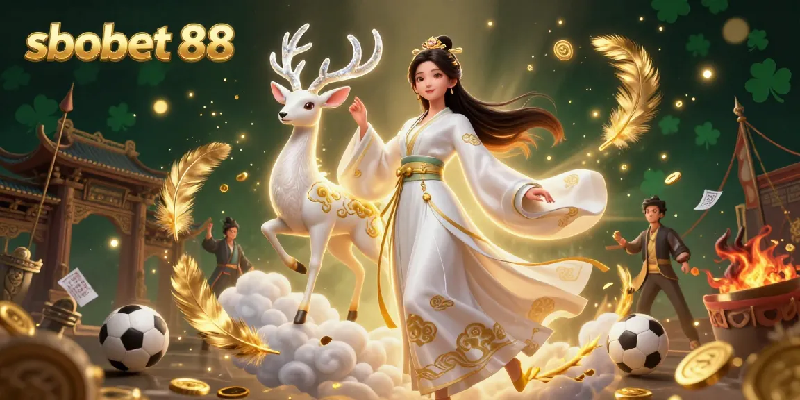 Simplify sports betting with sbobet 88, showcasing vibrant 3D characters and dynamic atmospheric elements.