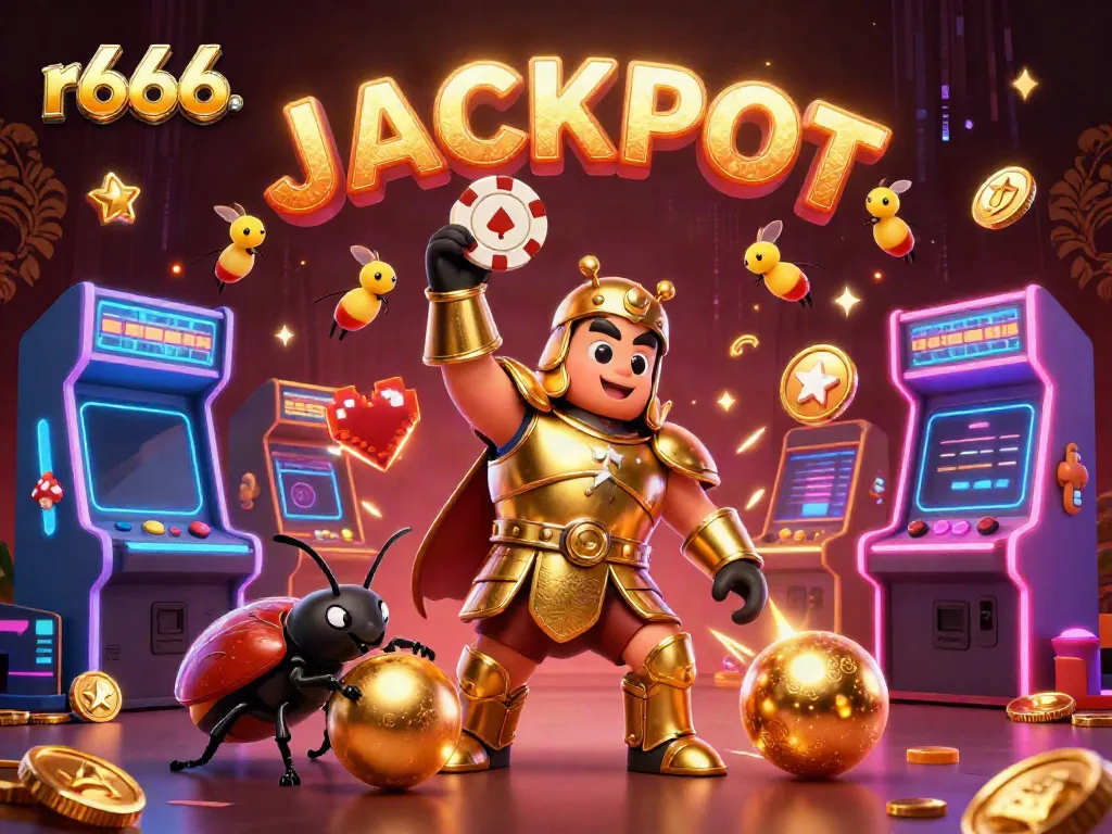 Experience the excitement of r666 casino with vibrant cartoon characters and dynamic gaming elements.