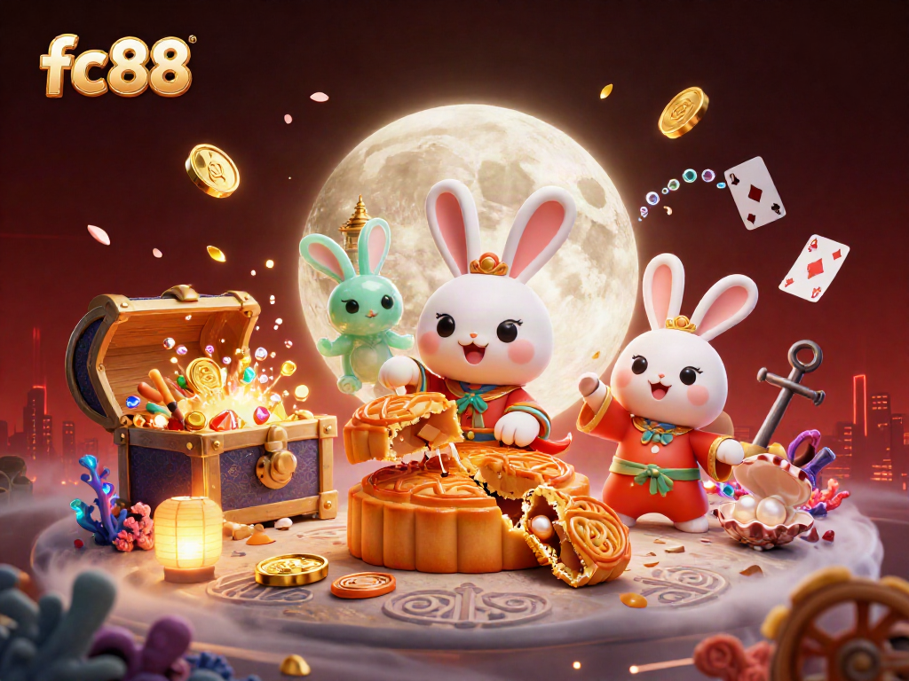 Hòa mình vào thế giới fc88 với thỏ trăng chơi bài, tiền xu và vàng đầy sức hút.