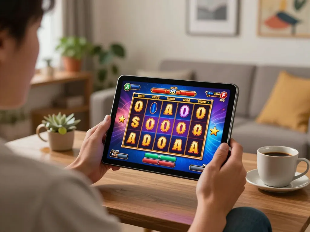 Engaging online slot gameplay on tablets while enjoying RUANGWD at home for exciting wins