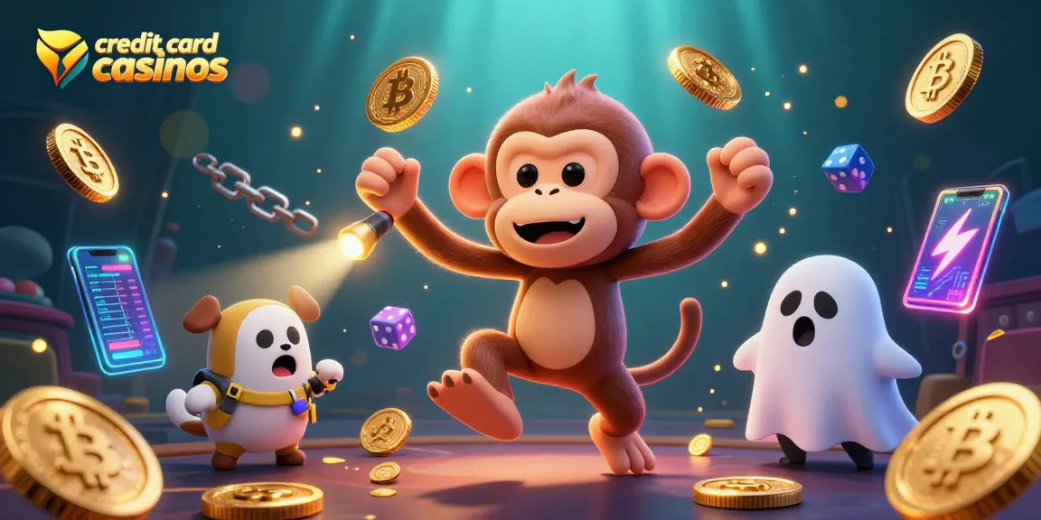Uncover exciting gameplay at credit card casinos with our mystical illustration.
