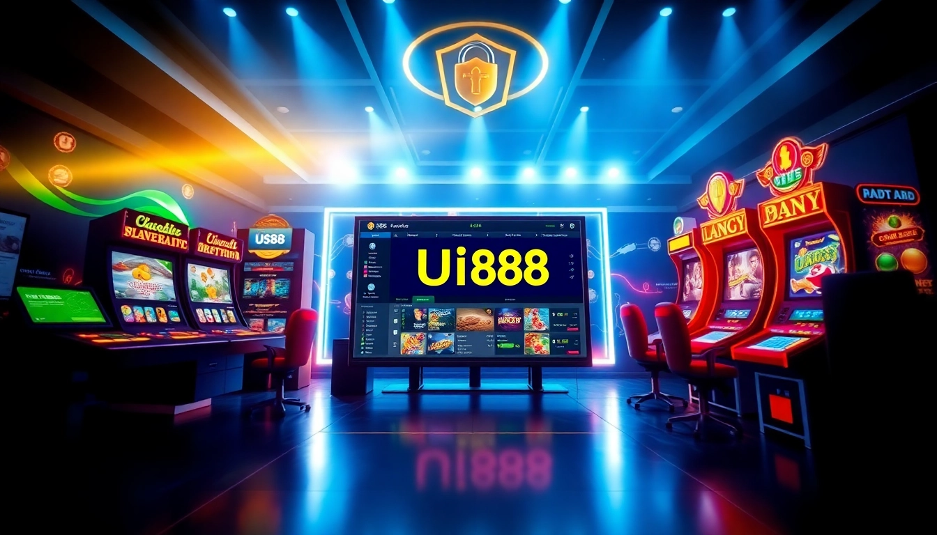 Engaging online betting interface at UU88, showcasing sports and casino games with vibrant visuals.