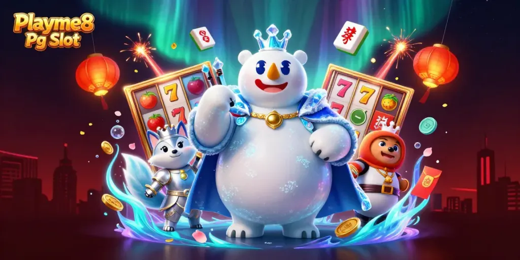 เล่น Playme8 Pg Slot ผ่านวงล้อสล็อตพร้อมกราฟฟิคที่น่าตื่นเต้น
