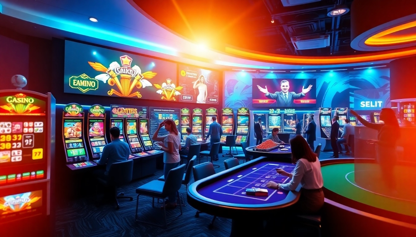 Exciting online gaming platform scene highlighting 66club with dynamic slot machines and sports betting.
