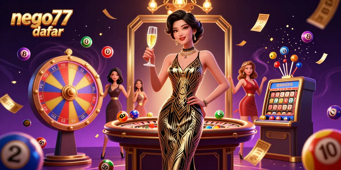 Win big with NEGO77 daftar at an online casino featuring vibrant games and an elegant atmosphere.