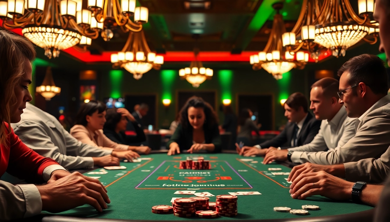 Link Alternatif SBOBET di poker table, pemain fokus pada permainan kartu yang intens.