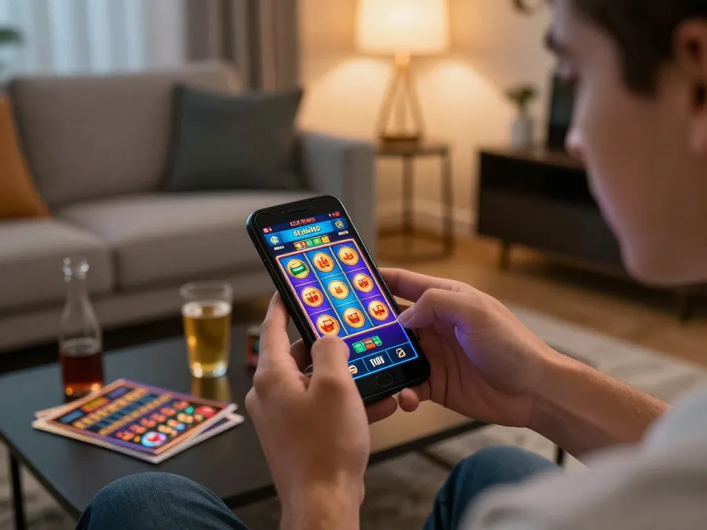 Engaging gameplay on a mobile app at situs gacor nekatwin with exciting slot win notifications visible