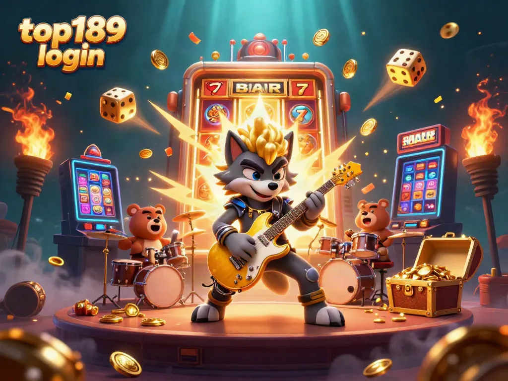 Experience the excitement with top189 login featuring lively casino characters and jackpot scenes.