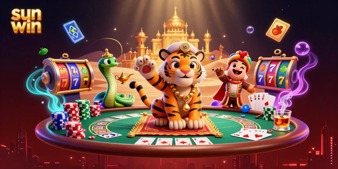 Experience thrilling gameplay with sun win, featuring a captivating 3D Arabian-themed casino adventure.