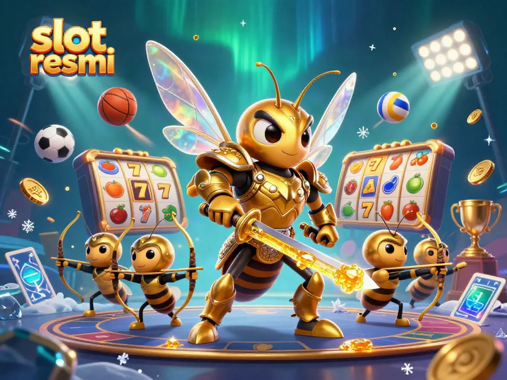 Engage with the vibrant world of slot resmi featuring dynamic 3D characters and thrilling gaming elements.