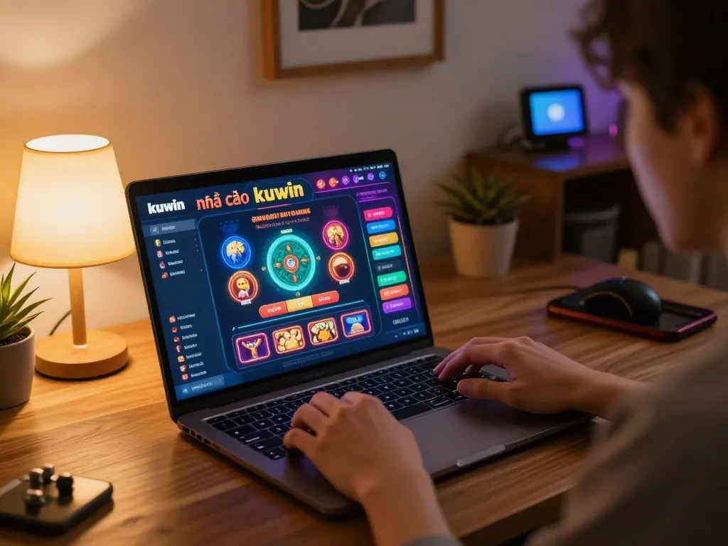 Experience immersive online gaming at nhà cái kuwin with vibrant interface and cozy atmosphere