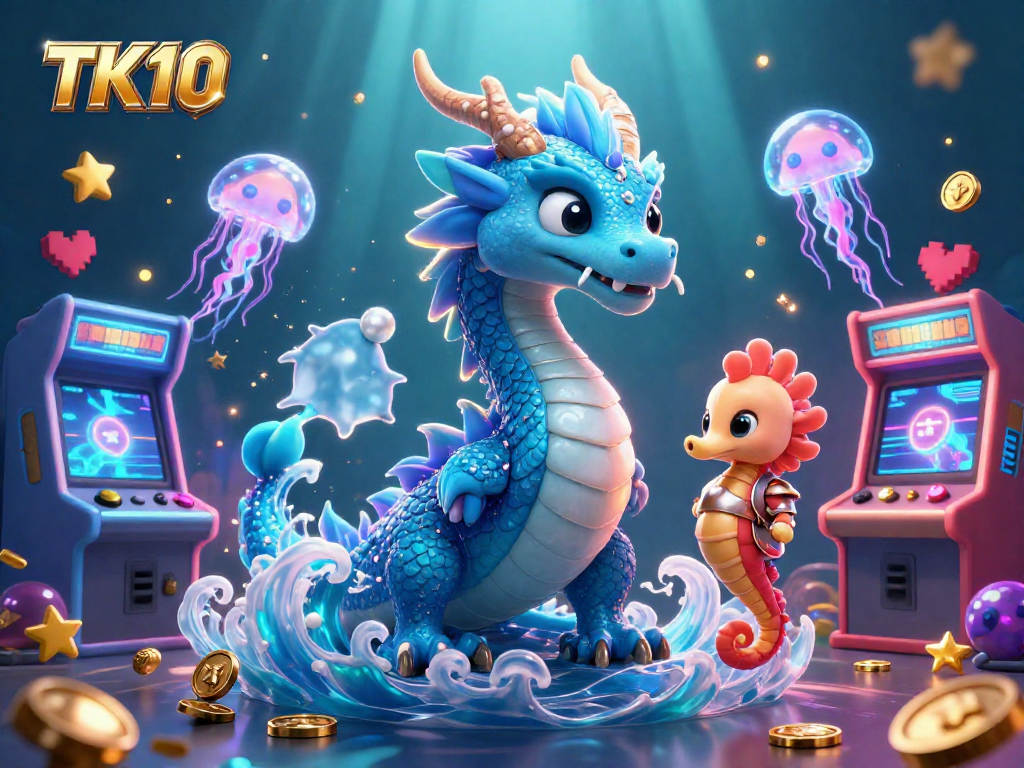 Engage in thrilling gameplay on TK10 with dynamic characters and vibrant casino elements.