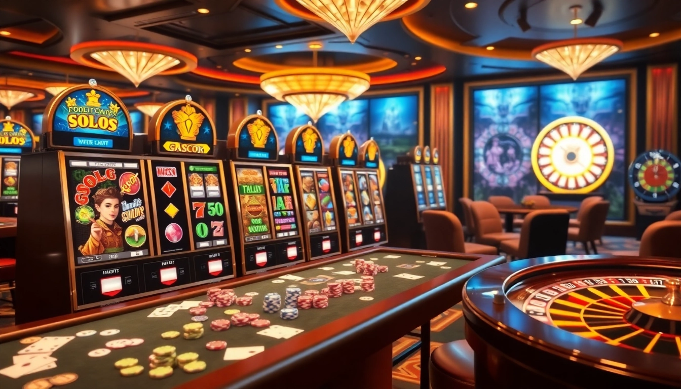 Rasakan keseruan permainan slot gacor di lingkungan kasino yang mewah dengan mesin slot yang berwarna-warni.