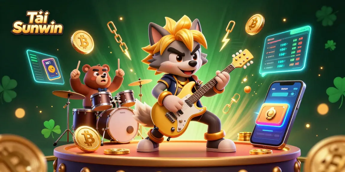 Tải Sunwin to experience vibrant gaming action with 3D characters in a dynamic casino setting.