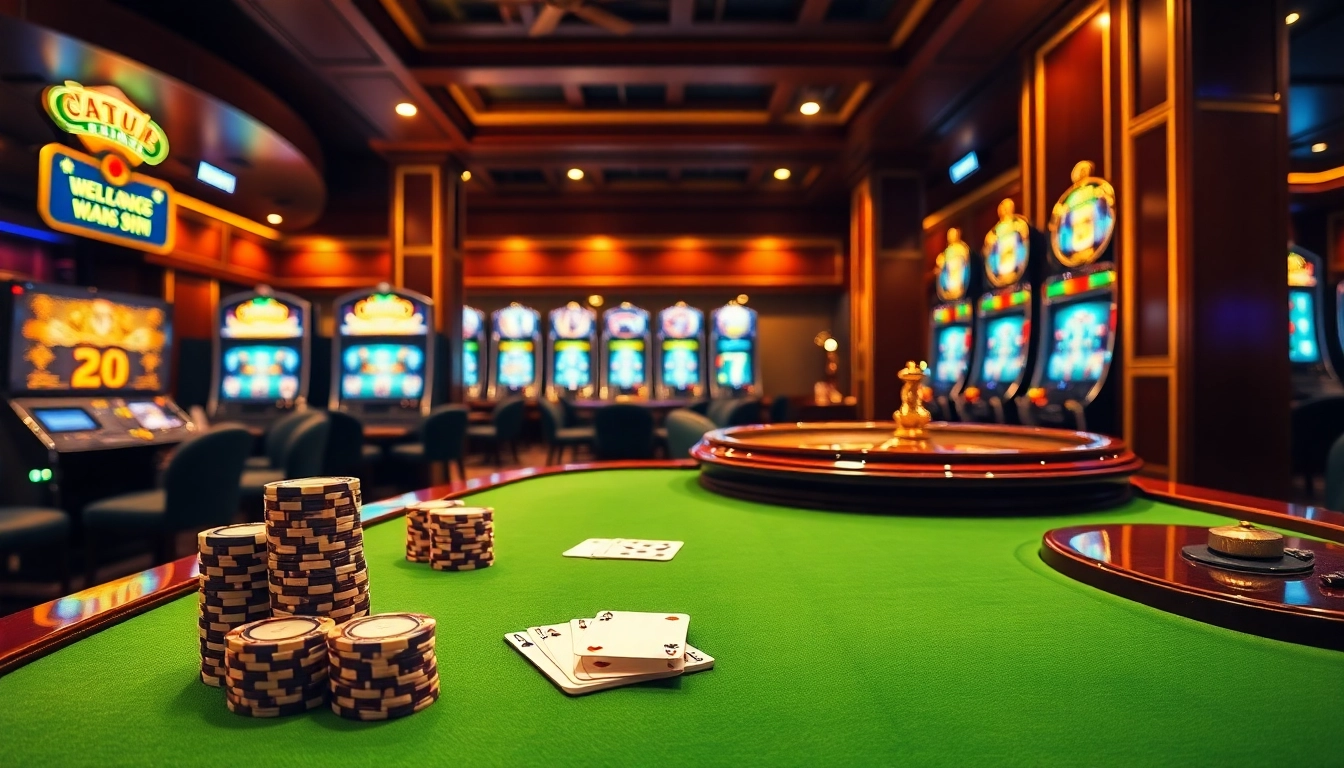 Rasakan sensasi Datuk Win dengan meja judi mewah dan visual kasino yang hidup.