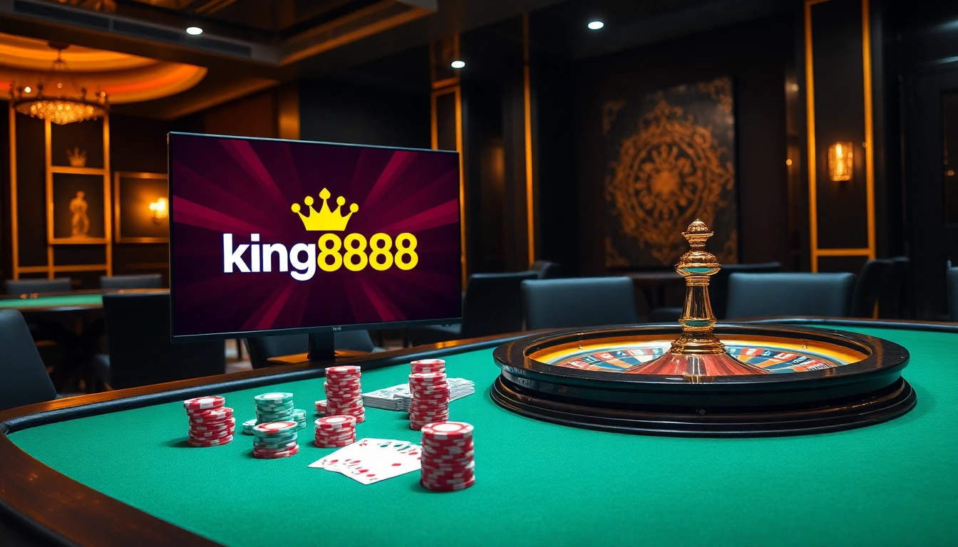 Experience the thrill of king888 with vibrant casino elements and excitement in luxury.