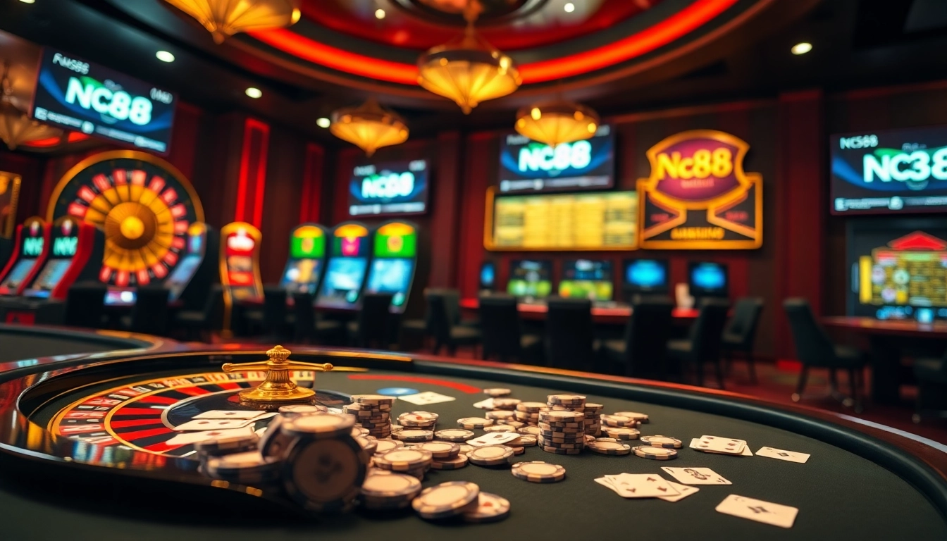 Experience thrilling casino action at Nc88 with high-stakes poker and exciting slot machines.