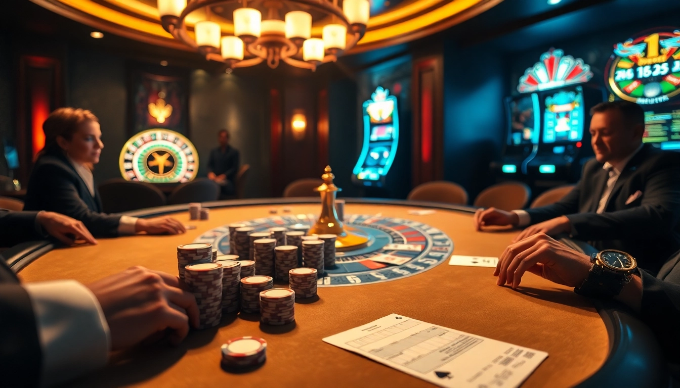 Engaging gambling scene with poker chips and cards, highlighting hidden wiki tor excitement.