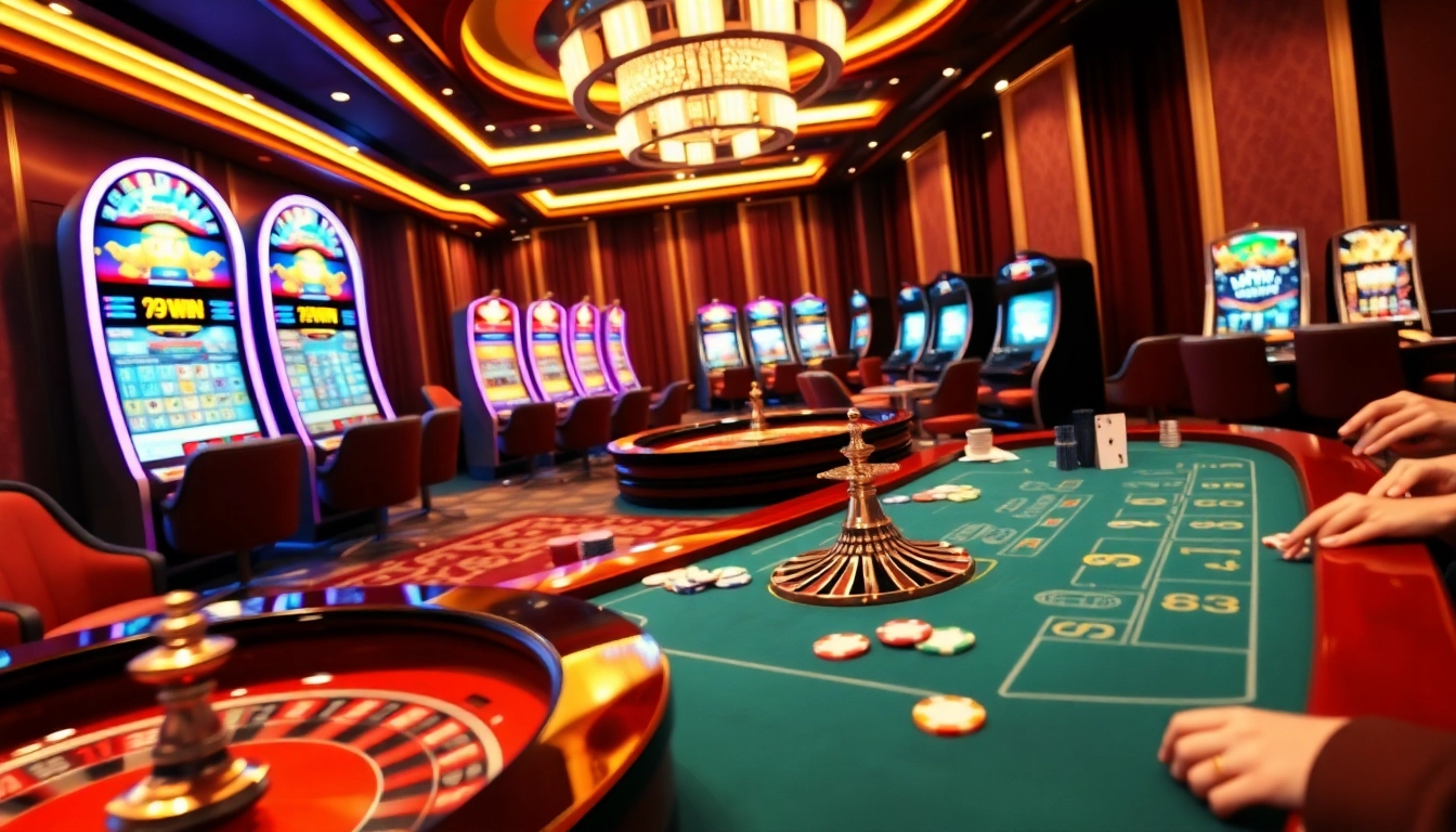 Experience thrills at the 99 win casino with vibrant gaming tables and excited players.