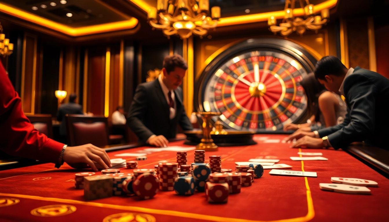 Experience vibrant casino excitement at http://88xx.art/ with a dealer and gaming table.